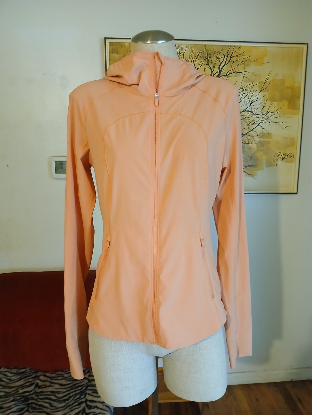 lululemon athletica Peach Full-Zip Hooded Jacket